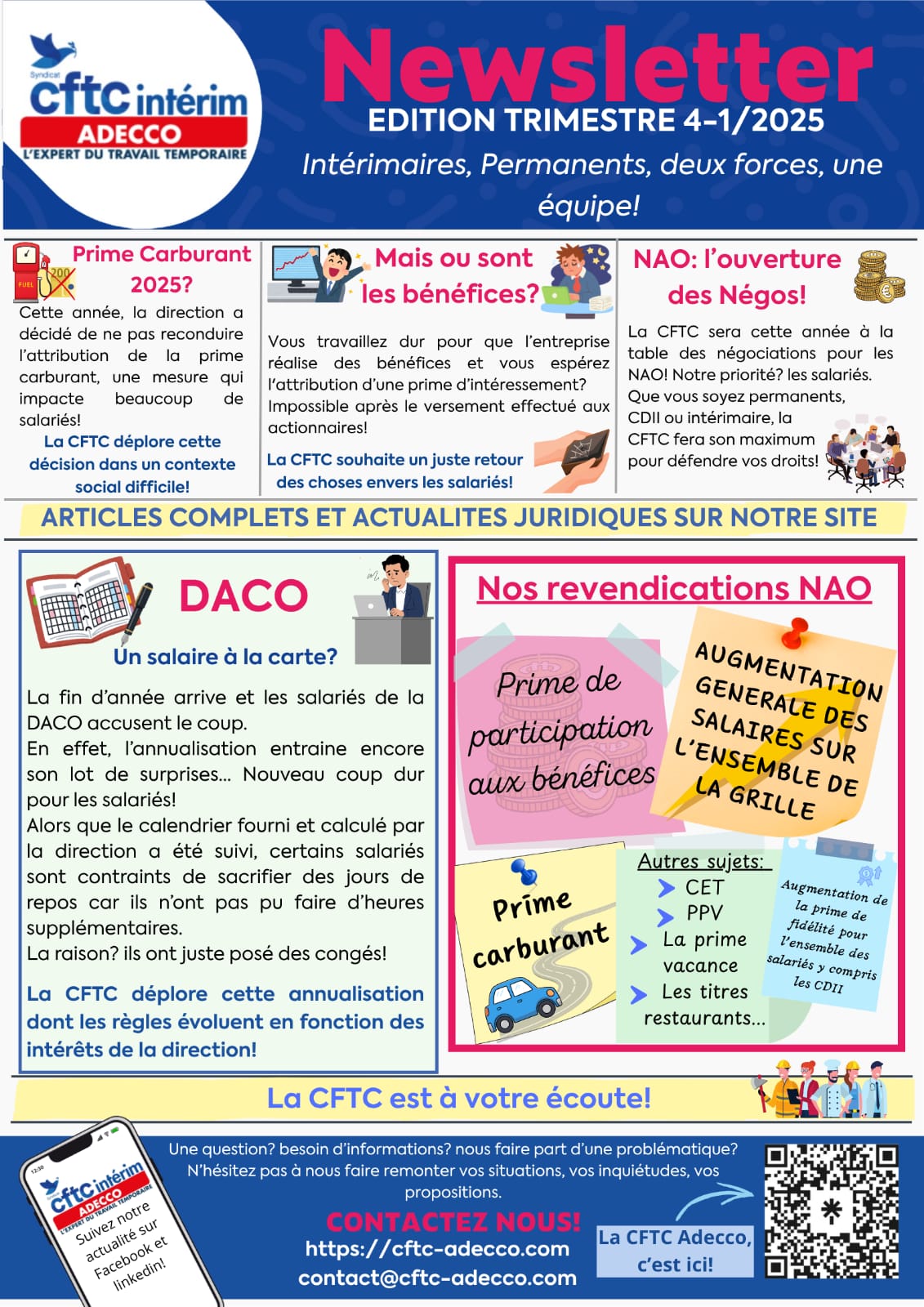 Newsletter CFTC Adecco — 4e trimestre 2025