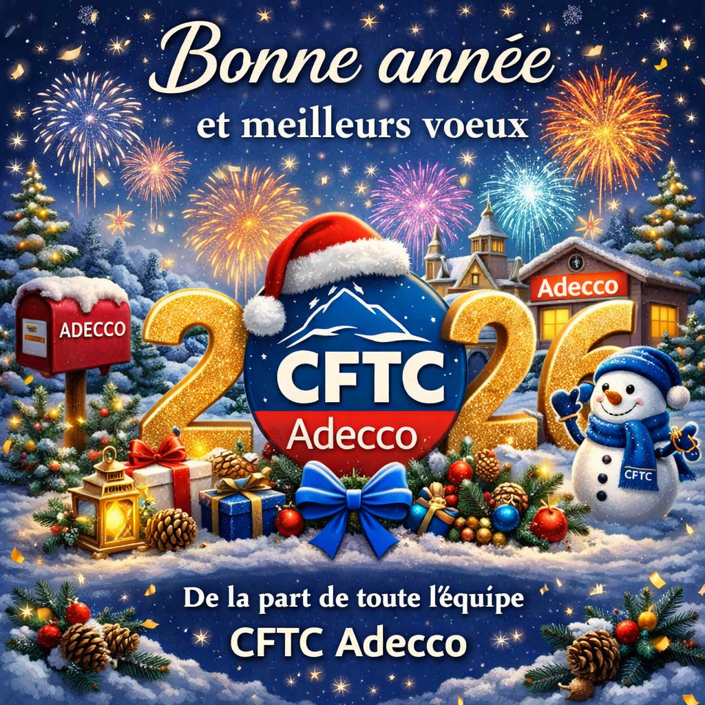 Bonne année 2026 CFTC Adecco