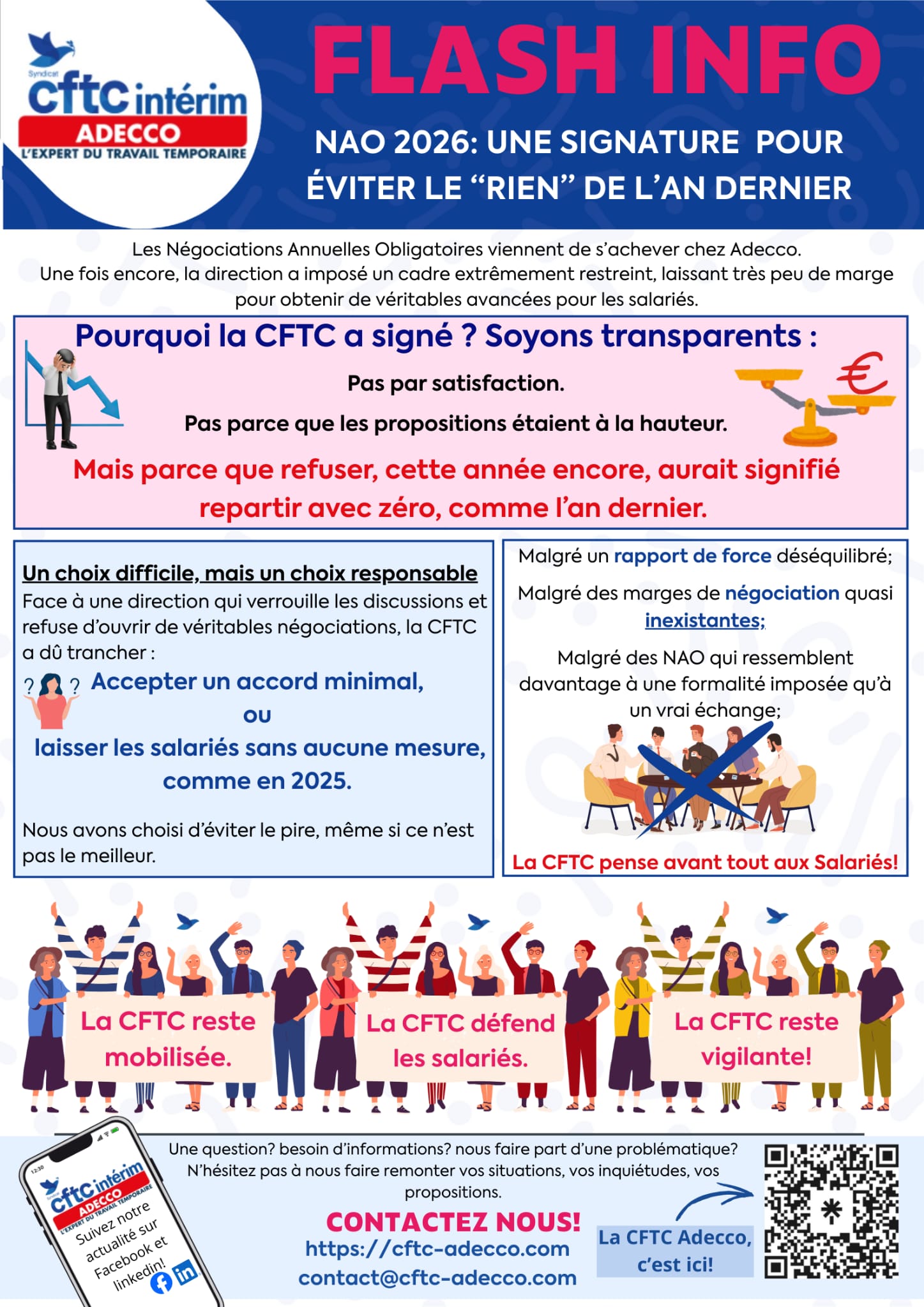 Flash info — NAO 2026