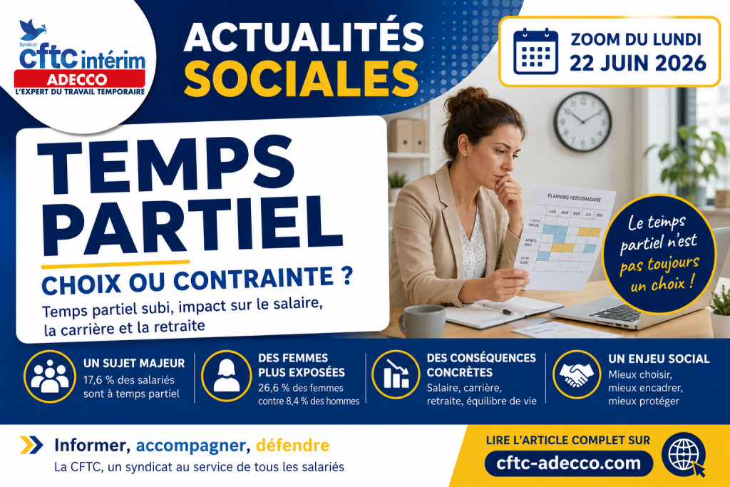 Temps partiel : choix ou contrainte pour les salariés ?