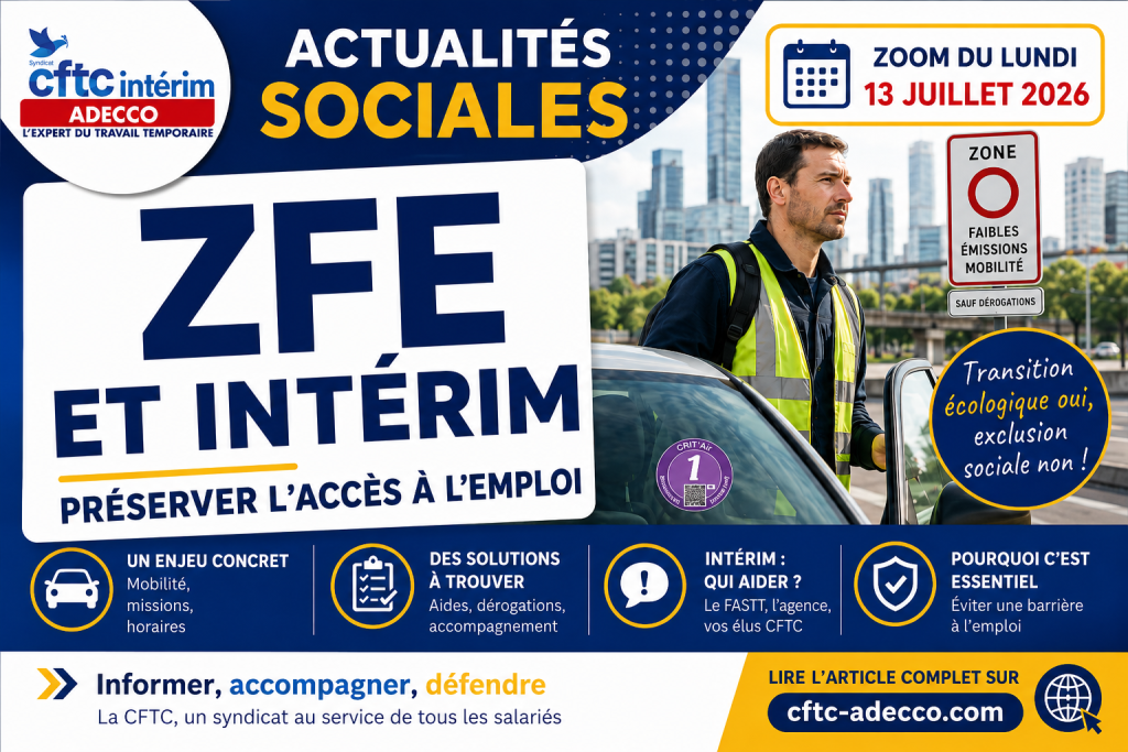 ZFE et intérim : préserver l’accès à l’emploi