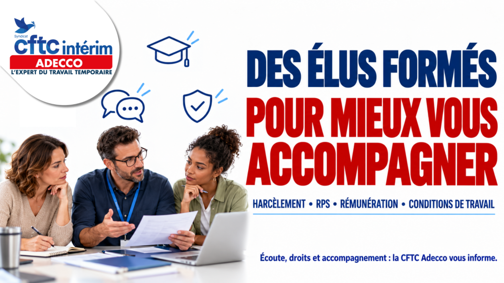 CFTC Adecco : des élus formés pour défendre les salariés