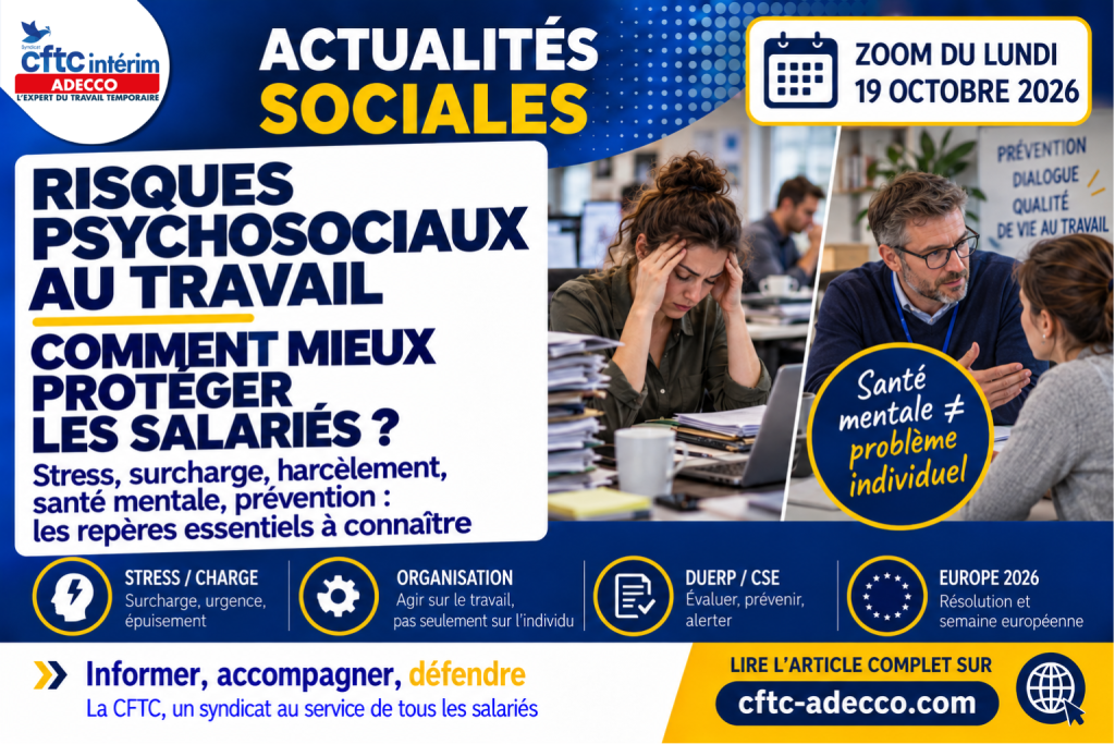 Risques psychosociaux : l’Europe veut agir